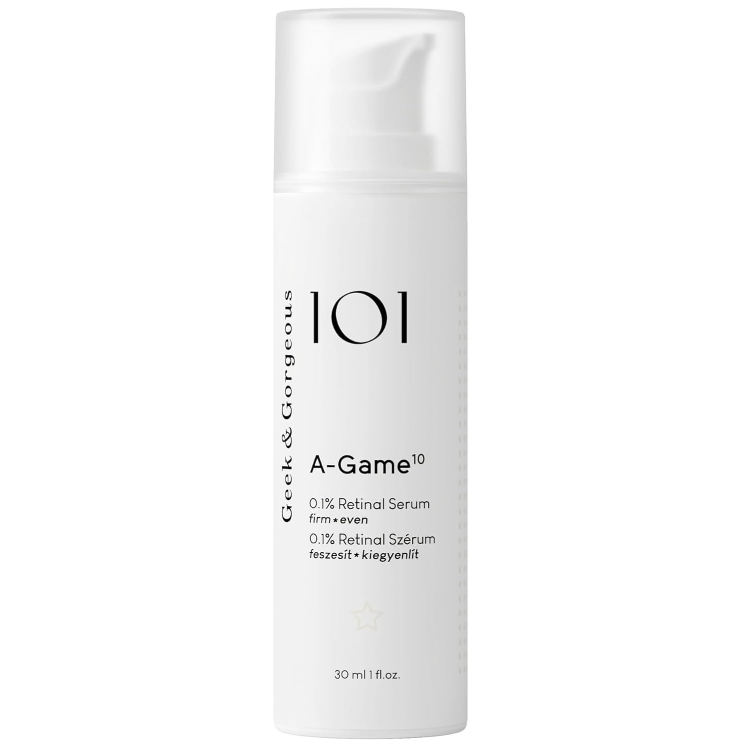 Geek & Gorgeous A-Game 10 – Hochdosiertes Serum mit 0,1 % Retinal