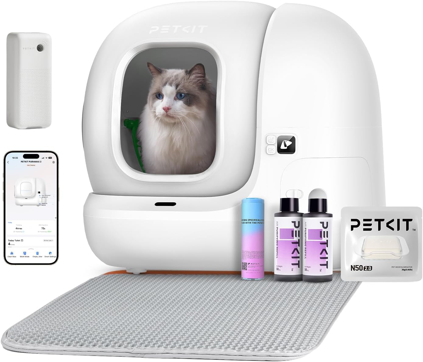 Selbstreinigende Katzentoilette